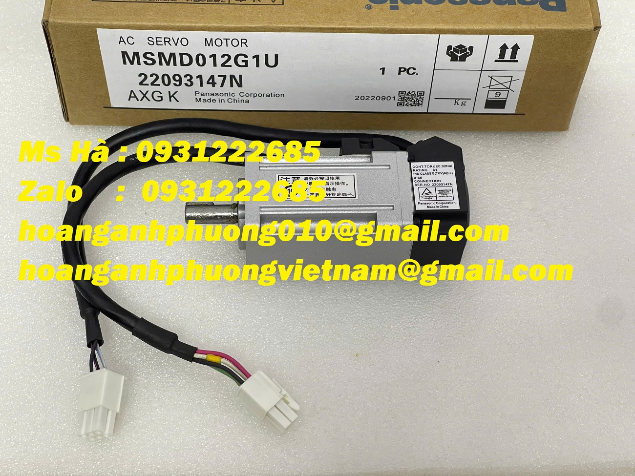 Bán giá tốt Panasonic servo MSMD012G1U - Hoàng Anh Phương - TP HCM